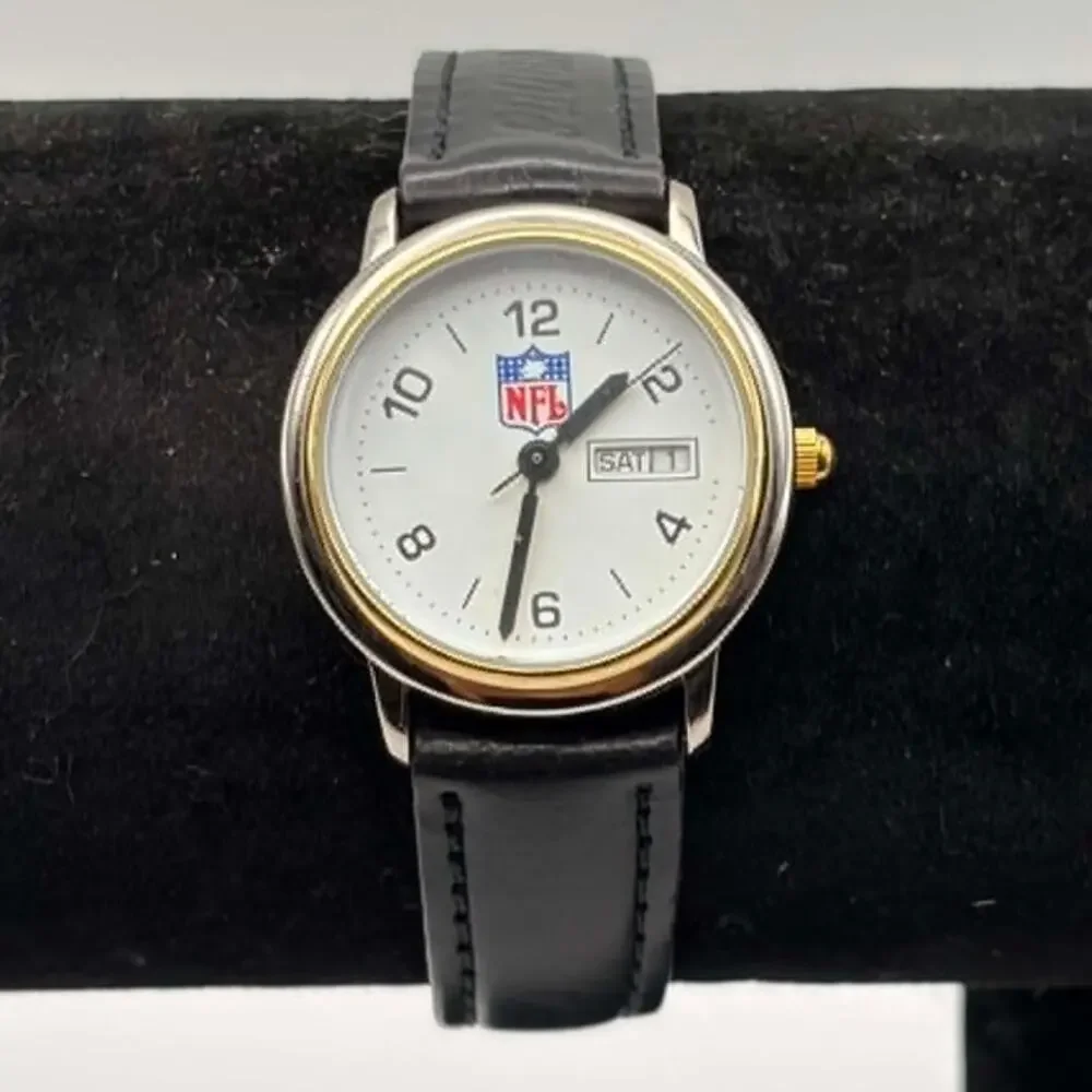 Silver & Black NFL Watch